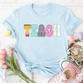 Neon Checkered Teach Shirt, Teacher Back to School Shirt, Neon Distressed Teach Tee, Coquette Teacher Shirt, Gifts for Teachers
