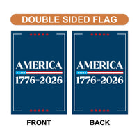 250 Years American Garden Flag, Patriotic 250th Anniversary Yard Flag, Celebrate Independence, Liberty National Pride Garden Decor