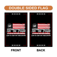 250 Years American Garden Flag, Patriotic 250th Anniversary Yard Flag, Celebrate Independence, Liberty National Pride Garden Decor