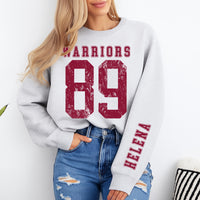 Custom Number Game Day Sweatshirt, Name on Sleeve Mama Shirt, Basketball Mom Shirt, Football Fan, Personalized Mama Shirt, Front Sleeve