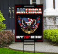 250 Years American Yard Sign, Patriotic 250th Anniversary Lawn Decor, Celebrate Independence Liberty National Pride Sign with Metal H-Stake