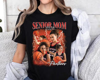 Custom Senior Mom 2026 Sweatshirt, Personalized Basketball Senior Night Shirt, Senior Dad Shirt, Senior Aunt Tee, Unisex Senior Family Shirt