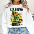 Bruh St. Patrick's Day Six Seven Sweatshirt, 67 Meme Shirt, Funny Six Seven Tee, Meme Shirt, Holiday Gifts, Gift for Kids Men Women