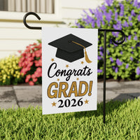 Personalized Graduation 2026 Garden Flag, Class of 2026 Yard Flag, Congrats Grad Flag, Graduation Party Decor, Senior Celebration Gift