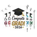 Personalized Graduation 2026 Garden Flag, Class of 2026 Yard Flag, Congrats Grad Flag, Graduation Party Decor, Senior Celebration Gift