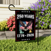 250 Years American Garden Flag, Patriotic 250th Anniversary Yard Flag, Celebrate Independence, Liberty National Pride Garden Decor