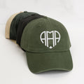 Monogram Hat Womens Personalized Baseball Cap, Custom Initials Embroidered Hat, Monogram Dad Cap Gift for Her, Bridesmaid Gift Hat