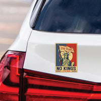 No Kings in America 250 Years Protest Magnet, Anti-Trump, Resist Racism Car Magnet, Resist Fascism Vehicle Magnet, 6" x 4.5"