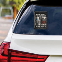 Abolish ICE Protest Vinyl Sticker, ICE Equals American Gestapo, No Kings, Anti-Trump Resistance, Resist Fascism Bumper Sticker, 6" x 4.5"