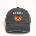 No Kings In America Embroidered Hat, Hat Gift For Anti MAGA, Anti-Trump Hat, Democracy Embroidered Hat, Protest Hat, Patriotic Hat