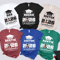 Proud Family Graduate Shirt, Senior 2026 Gift, Graduation Family Tee, Class of 2026 Shirt, Senior Shirt, Graduation Gifts, Gifts for Family