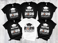 Proud Family Graduate Shirt, Senior 2026 Gift, Graduation Family Tee, Class of 2026 Shirt, Senior Shirt, Graduation Gifts, Gifts for Family