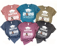 Proud Family Graduate Shirt, Senior 2026 Gift, Graduation Family Tee, Class of 2026 Shirt, Senior Shirt, Graduation Gifts, Gifts for Family