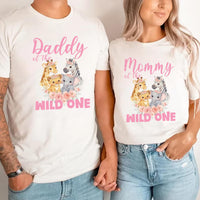 Family Safari Birthday Shirt, Wild One Floral Theme Shirt, Safari Birthday Tee, Jungle Family Matching Shirt, Birthday Gifts for Family