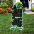 Class of 2026 Graduation Yard Sign, Congratulations 2026 Grad Lawn Decoration, Senior Graduation Party Outdoor Yard Sign with Stakes