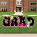 Class of 2026 Graduation Yard Sign, Congratulations 2026 Grad Lawn Decoration, Senior Graduation Party Outdoor Yard Sign with Stakes