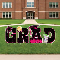 Class of 2026 Graduation Yard Sign, Congratulations 2026 Grad Lawn Decoration, Senior Graduation Party Outdoor Yard Sign with Stakes