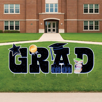 Class of 2026 Graduation Yard Sign, Congratulations 2026 Grad Lawn Decoration, Senior Graduation Party Outdoor Yard Sign with Stakes