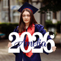 Personalized 2026 Graduation Sign, PVC Custom Name Senior Graduation Party Prop Sign, High School College University School Graduation Gift