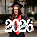 Personalized 2026 Graduation Sign, PVC Custom Name Senior Graduation Party Prop Sign, High School College University School Graduation Gift