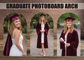 Graduation Photo Board Arch Backdrop, Graduation Party Photo Prop, Custom Grad Arch Standee, Class Celebration Event Display