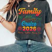 Family Cruise 2026 Shirt, Always Together Always Fun Shirt, Matching Family Vacation Tee, Custom Cruise Trip Shirt, Travel Gifts