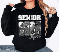 Custom 2026 Senior Football Mom Shirt, Personalized Football Player Photo Shirt, Name & Jersey Number Tee, Senior Night Shirt, Sports Gifts