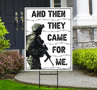 No Kings In America Yard Sign - Resist Hate Lawn Sign, Anti-Trump Sign, Resist Racism, Resist Fascism Yard Sign with Metal H-Stake