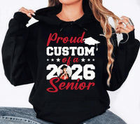 Custom Family Graduation Shirt, Senior 2026 Family Matching Shirt, Class of 2026 Tee, Proud Graduate Family Shirt, Graduation Gifts