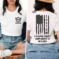 Basic Training Graduation Shirt, Custom Boot Camp Graduation Shirt, Army Family Day Tee, Personalized Company Platoon Shirt, Front Back