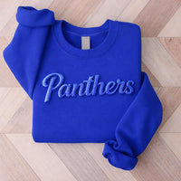 Custom 3D Puff Print Team Name Sweatshirt, Personalized Puff Writing Sweatshirt, Embossed Mascot Tee, 3D Glitter Puff Print, School Sports Shirt
