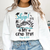 Graduation Cruise Shirt, Aw Ship It's a Grad Trip Shirt, Class of 2026 Shirt, Family Cruise Tee, Matching Grad Shirt, Unisex Cruise Shirt