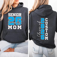 Custom Senior 2026 Mom Shirt, Graduation 2026 Mom Shirt, Proud Senior Mom Tee, Class of 2026 Shirt, Graduation Gift, Front Back
