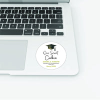 One Smart Cookie 2026 Graduation Labels, Class of 2026 Graduation Stickers, Personalized Graduation Favor Labels, Cookie Bag Stickers