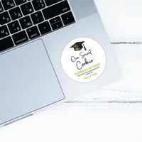 One Smart Cookie 2026 Graduation Labels, Class of 2026 Graduation Stickers, Personalized Graduation Favor Labels, Cookie Bag Stickers