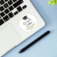 One Smart Cookie 2026 Graduation Labels, Class of 2026 Graduation Stickers, Personalized Graduation Favor Labels, Cookie Bag Stickers