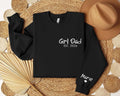 Personalized Dad Shirt Kids Names, Custom Girl Dad Shirt, Dad Est Year Tee, First Fathers Day Shirt, New Dad Shirt, Front Sleeve