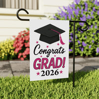 Personalized Graduation 2026 Garden Flag, Class of 2026 Yard Flag, Congrats Grad Flag, Graduation Party Decor, Senior Celebration Gift