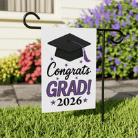 Personalized Graduation 2026 Garden Flag, Class of 2026 Yard Flag, Congrats Grad Flag, Graduation Party Decor, Senior Celebration Gift