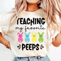 Teaching My Favorite Peeps Shirt, Easter Teacher Shirt, Funny Classroom Peeps Tee, Cute Easter Day Shirt, Easter Gifts, Gifts for Teachers