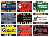Personalized College Bound Yard Sign Class of 2026, Graduation Yard Sign Senior 2026 Sign, University Bound Grad Sign Outdoor Decoration