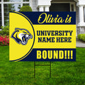 Personalized College Bound Yard Sign Class of 2026, Graduation Yard Sign Senior 2026 Sign, University Bound Grad Sign Outdoor Decoration