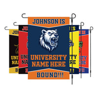 Personalized College Bound Garden Flag, Class of 2026 Flag, Senior 2026 Graduation Flag, Future College Banner, Graduation Decor Gift
