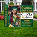 Personalized Graduation Yard Sign with Photo Class of 2026, Custom Senior 2026 Yard Sign, Graduation Party Outdoor Sign with Stakes