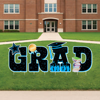 Class of 2026 Graduation Yard Sign, Congratulations 2026 Grad Lawn Decoration, Senior Graduation Party Outdoor Yard Sign with Stakes