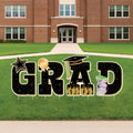 Class of 2026 Graduation Yard Sign, Congratulations 2026 Grad Lawn Decoration, Senior Graduation Party Outdoor Yard Sign with Stakes