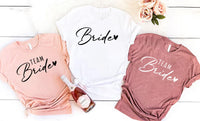 Team Bride Shirt, Bachelorette Party Shirt, Bridesmaid Shirts Tee, Bridesmaid Proposal Shirt, Squad Bachelorette Shirt, Wedding Gifts