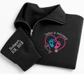 Labor Delivery Nurse Embroidered Quarter Zip Sweatshirt, RN Pullover, Nurse Graduation Gift, L&D Nurse Appreciation Gift Apparel