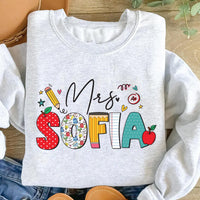 Custom Teacher Name Shirt, Personalized Teacher Shirt, Teacher Appreciation Tee, Classroom Teacher Shirt, Teacher Gifts, Gifts for Educators