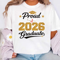 Proud Family Graduate 2026 Shirt, Custom Graduation 2026 Shirt, Graduation Family Tee, Senior 2026 Celebration Shirt, Gifts for Family